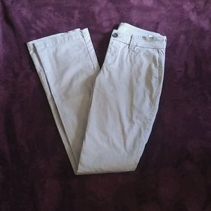 Boot cut khaki pants